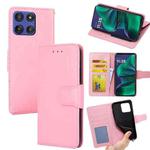 For Motorola Moto G Stylus 5G 2025 Crystal Texture Leather Phone Case(Pink)