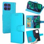 For Motorola Moto G Stylus 5G 2025 Crystal Texture Leather Phone Case(Sky Blue)