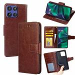 For Motorola Moto G Stylus 5G 2025 Crystal Texture Leather Phone Case(Brown)