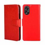 For OPPO A38 4G / A18 4G Crystal Texture Leather Phone Case(Red)