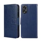 For OPPO A38 4G / A18 4G Crystal Texture Leather Phone Case(Royal Blue)