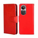 For OPPO Reno10 5G / Pro 5G Global Crystal Texture Leather Phone Case(Red)