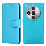 For OPPO Find X7 Ultra 5G Crystal Texture Leather Phone Case(Sky Blue)