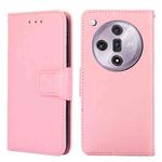 For OPPO Find X7 Crystal Texture Leather Phone Case(Pink)