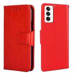 For OPPO Reno12 5G Global Crystal Texture Leather Phone Case(Red)