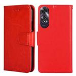 For OPPO A60 4G Global Crystal Texture Leather Phone Case(Red)