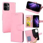 For OPPO Reno13 F 5G / 4G Crystal Texture Leather Phone Case(Pink)