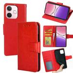 For OPPO A5 Pro 5G Global Crystal Texture Leather Phone Case(Red)