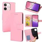 For OPPO A5 Pro 5G Global Crystal Texture Leather Phone Case(Pink)
