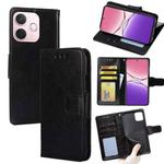 For OPPO A5 Pro 5G Global Crystal Texture Leather Phone Case(Black)