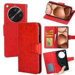 For OPPO Find X8 Ultra 5G Crystal Texture Leather Phone Case(Red)