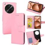 For OPPO Find X8 Ultra 5G Crystal Texture Leather Phone Case(Pink)