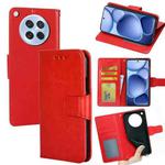 For OPPO Find X8s 5G Crystal Texture Leather Phone Case(Red)