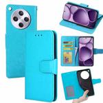 For OPPO Find X8s+ 5G Crystal Texture Leather Phone Case(Sky Blue)