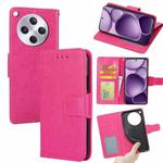 For OPPO Find X8s+ 5G Crystal Texture Leather Phone Case(Rose Red)