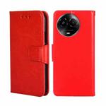 For Realme 11 5G Global Crystal Texture Leather Phone Case(Red)