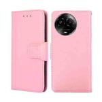 For Realme 11 5G Global Crystal Texture Leather Phone Case(Pink)