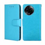 For Realme 11 5G Global Crystal Texture Leather Phone Case(Sky Blue)