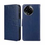 For Realme 11 5G Global Crystal Texture Leather Phone Case(Royal Blue)