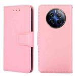 For Realme 12 Pro 5G Crystal Texture Leather Phone Case(Pink)