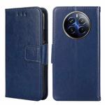 For Realme 12 Pro 5G Crystal Texture Leather Phone Case(Royal Blue)