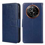 For Realme GT5 Pro 5G Crystal Texture Leather Phone Case(Royal Blue)