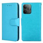 For Realme GT Neo6 SE Crystal Texture Leather Phone Case(Sky Blue)