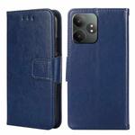 For Realme GT Neo6 SE Crystal Texture Leather Phone Case(Royal Blue)