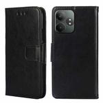 For Realme GT Neo6 SE Crystal Texture Leather Phone Case(Black)