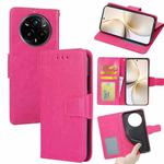 For Realme 14 Pro+ 5G Crystal Texture Leather Phone Case(Rose Red)