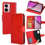 For Realme P3 Pro 5G Global Crystal Texture Leather Phone Case(Red)