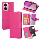 For Realme P3 Pro 5G Global Crystal Texture Leather Phone Case(Rose Red)