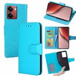 For Realme P3 Ultra 5G Crystal Texture Leather Phone Case(Sky Blue)