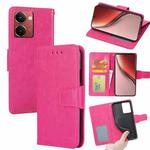 For Realme P3 Ultra 5G Crystal Texture Leather Phone Case(Rose Red)