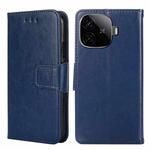 For vivo iQOO Z9 Turbo Crystal Texture Leather Phone Case(Royal Blue)