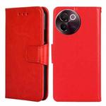 For vivo V30e 5G Global Crystal Texture Leather Phone Case(Red)