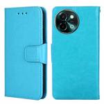 For vivo Y38 5G / T3x Global Crystal Texture Leather Phone Case(Sky Blue)