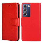 For vivo Y100 5G IDN Crystal Texture Leather Phone Case(Red)