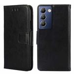 For vivo Y100 5G IDN Crystal Texture Leather Phone Case(Black)