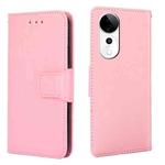 For vivo S19 Pro Crystal Texture Leather Phone Case(Pink)