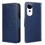 For vivo S19 Pro Crystal Texture Leather Phone Case(Royal Blue)