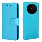 For vivo X100s Crystal Texture Leather Phone Case(Sky Blue)