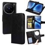 For vivo X200 Pro 5G Crystal Texture Leather Phone Case(Black)