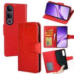 For vivo V50 Lite 5G Crystal Texture Leather Phone Case(Red)