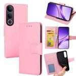 For vivo V50 Lite 5G Crystal Texture Leather Phone Case(Pink)