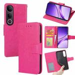 For vivo V50 Lite 5G Crystal Texture Leather Phone Case(Rose Red)
