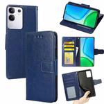 For vivo Y29 4G Global Crystal Texture Leather Phone Case(Royal Blue)