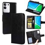 For vivo Y29 4G Global Crystal Texture Leather Phone Case(Black)