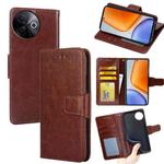 For vivo Y39 5G Global Crystal Texture Leather Phone Case(Brown)