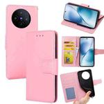 For vivo X200s 5G Crystal Texture Leather Phone Case(Pink)